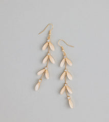 Petal To The Metal Drop Earrings