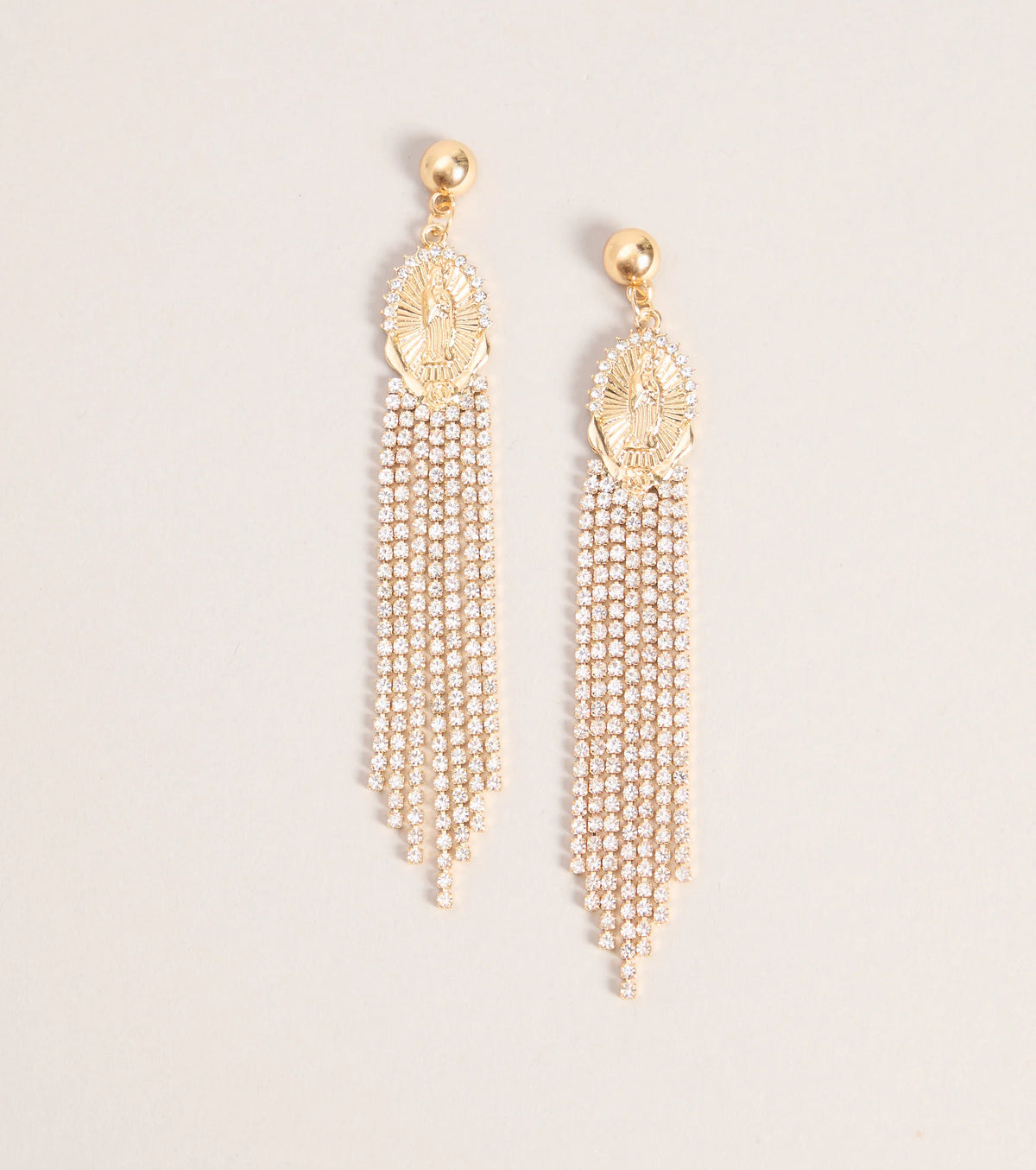 Heavenly Entrance Rhinestone Earrings