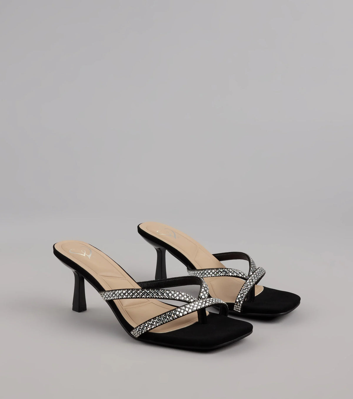 Shine Season Rhinestone Heels