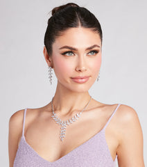 Dainty And Divine Necklace And Earrings Set