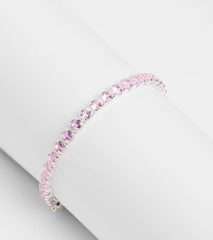 Glitzy Shine Cubic Zirconia Tennis Bracelet