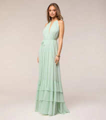 Sarah Chiffon Ruffle A-Line Formal Dress