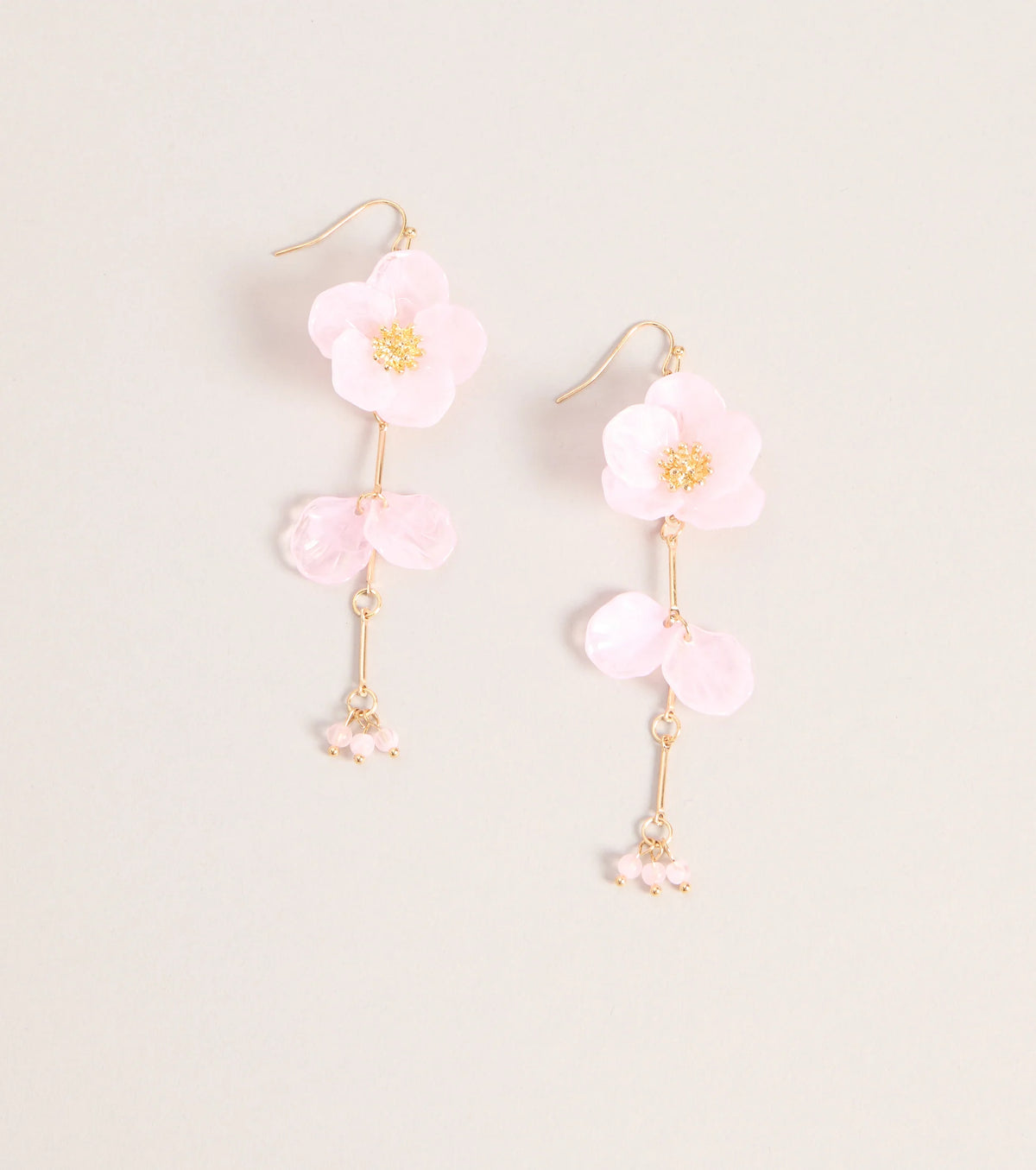 Bloom Drop Floral Linear Earrings