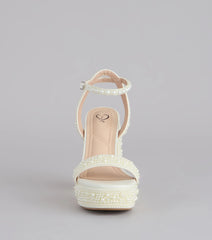Here Comes The Glow Pearl Heels