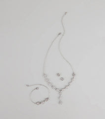 Bloom Baby Bloom Rhinestone Jewelry Set