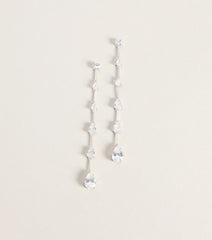 Chasing Sparkle Linear Earrings