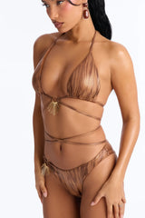 Victoria 2 Piece Bikini - Brown