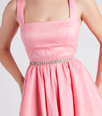 Sparkly Muse Rhinestone Tie Belt