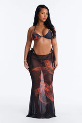 Sure Thing Bikini And Sarong - Black