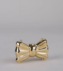 Sweet But Chic Mini Bow Clutch