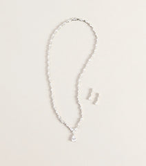 Final Details Necklace And Earrings Set