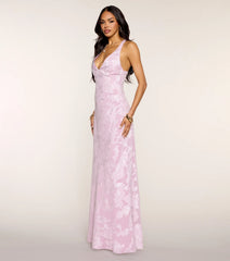 Jacqueline Open Back A-Line Formal Dress