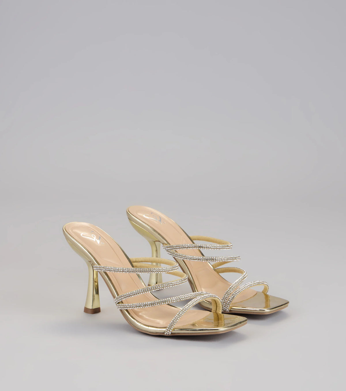 All That Glitters Rhinestone Mules