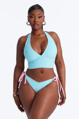 What You Know Bikini And Coverup Skirt - Periwinkle