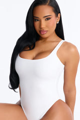 Easy Peasy Tank Swimsuit - White
