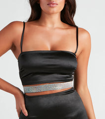 Keep It Bold Satin Mini Dress