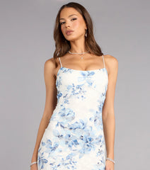 Adalynn Floral Lace Mermaid Formal Dress